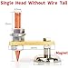 Metalworking Magnet Head Magnetic Ground Clamp Metal Plate Welding Support Tool Accessories 1Pcs(Single Head Style 2)