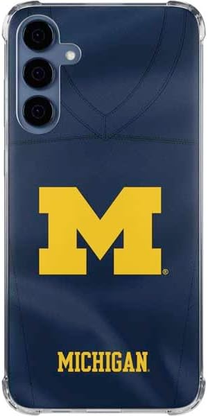 Skinit Clear Phone Case Compatible with Galaxy S24 - Officially Licensed University of Michigan Wolverines M Design