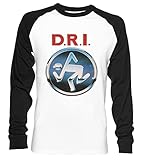 d.r.i. shirt Elegant New Artwork D.R.I Unisex Baseball T-Shirt Langarm Herren Damen Weiß Schwarz