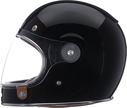Bell Bullitt Full-Face Motorcycle Helmet (Solid Gloss Black, Large) #TOP4