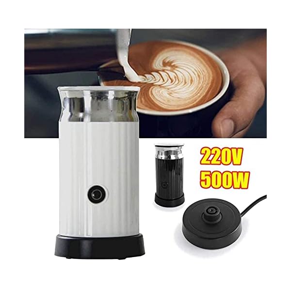 GXBCS Espumador de Leche Batidora de Leche MÃ¡quina de cafÃ© por Goteo 500W MÃ¡quina automÃ¡tica para Hacer Espuma en el hogar MÃ¡quina para Hacer Espuma Licuadora de Leche Caliente 917 - Imagen 4