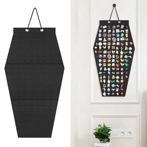 Práctico organizador de joyas para colgar en la pared, pequeño espacio, soporte de exhibición de bolsillo para estudiantes y amantes - imagen 2