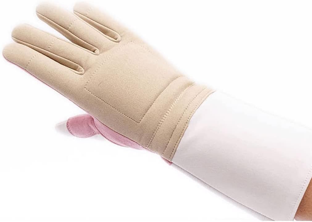 Gloves Professional Fencing Gloves,Padded Fencing Gloves for Foil Epee and Sabre,Leather Mittens for Fencing Match and Combat Training-Right Hand Pink||XS