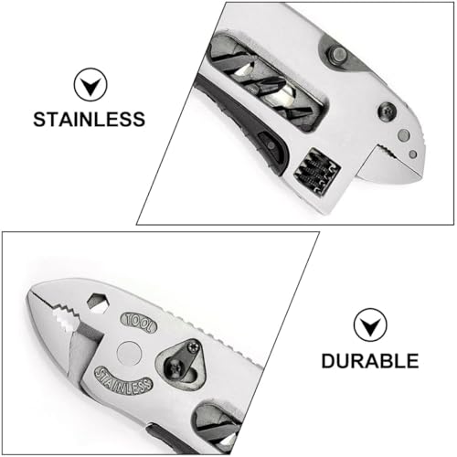 Pinces multifonctions compactes en acier inoxydable durable - 7