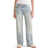 Picture of Low-Rise Baggy Wide-Leg Jean, Medium WASH, 4S