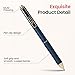 Taja Gel Pens, 6 Pcs Quick Dry Black Gel Ink Pens, 0.5mm Fine Point Smooth Writing Pens for Journaling and Note Taking, Cute Aesthetic Pens for Women & Men-Pastel