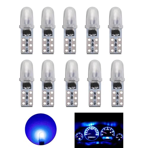 YOUNLEN Ampoules T5 LED, Ampoule à LED 2721 27 37 286 PC74,pour éclairage intérieur de Voiture Tableau de Bord Remplacement de Lampe d'instrument...