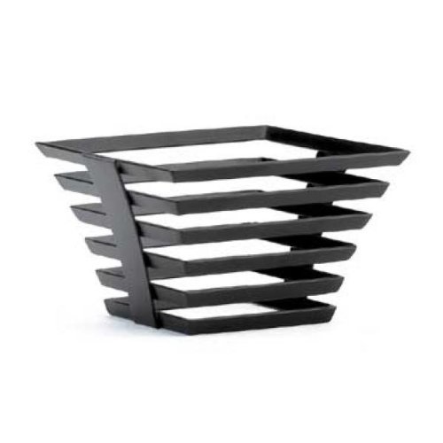 Cal-Mil Plastic Elevation Riser 8'' Square Crown x 5'' Black 1465-5-13