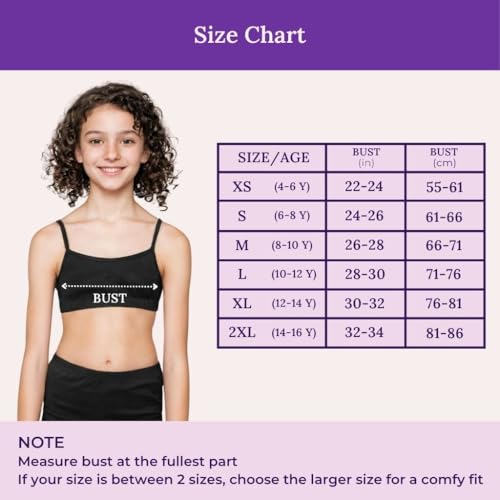 Image of ADIRA | Beginners Bra for Girls 13-14 Years | Flat Padding for Nipple Coverage | Comfortable Strecthy Cotton | Comfy-Breathable Beginners Bra & Super Soft Material | Pack of 3