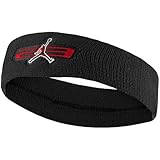 NIKE ナイキ JORDAN ジョーダン ジャンプマン ヘッドバンド グラフィック ブラック/ホワイト/ジムレッド JD2014-068