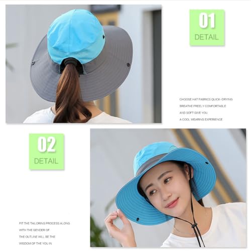 Chapeau de soleil lot de 2 imperméable anti-UV rose taille unique - 4