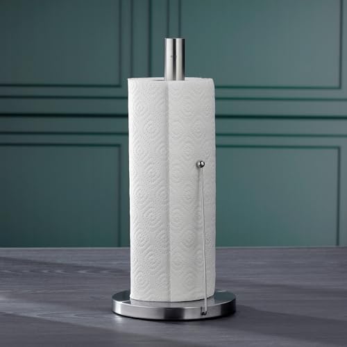 Foto von kela 16920 Küchenrollenhalter, 33,5 cm Höhe, Edelstahl, Matt, Rollo