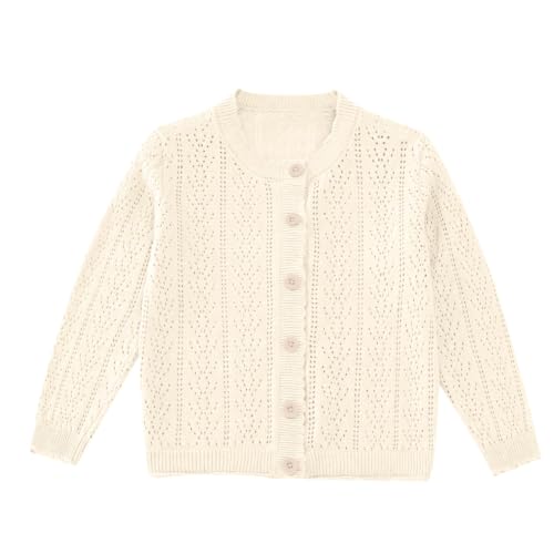 Chaqueta de punto para niños con tejido transpirable blanco 1