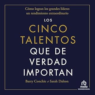 Diseño de la portada del título Los cinco talentos que de verdad importan