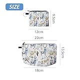 Zoom IMG-1 borsa portaoggetti con stampa alpaca Zoom IMG-1 borsa portaoggetti con stampa alpaca