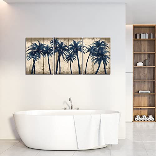Tableau palmier RyounoArt de 3 pièces pour salon moderne - 6