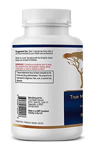 True Healing Naturals - True Magnesium Complex - Energy Production Support - 3 Kinds Of Magnesium - 200 Vegetarian Capsules #TOP1