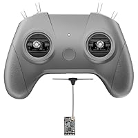 C8 ELRS V3 Fernsteuerung mit Nano Empfänger CR8 für FPV-Drohnen/Tiny Whoop/Fixed Wing, FPV-Drohnen-Simulator-Controller für Anfänger, Modus 2 (C8 ELRS Controller & Empfänger)