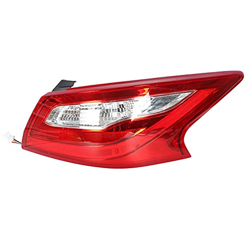 Labwork Outer Tail Light Assembly, Rear Brake Light , Passenger Side, Right Side, Replacement For 2016-2018 Nissan Altima Car Lampshade 26550-9Hs0A Ni2805106 #TOP7