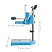 Brilluxa Electric Drill Press Stand, Rotary Tool Workstation, Mini Cast Aluminum Drill Press Holder, High Accuracy Bench Drill Base, CNC Drilling Support