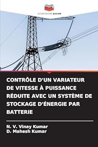 Contrôle d'Un Variateur de Vitesse À Puissance Réduite Avec Un Système de Stockage d'Énergie Par Batterie