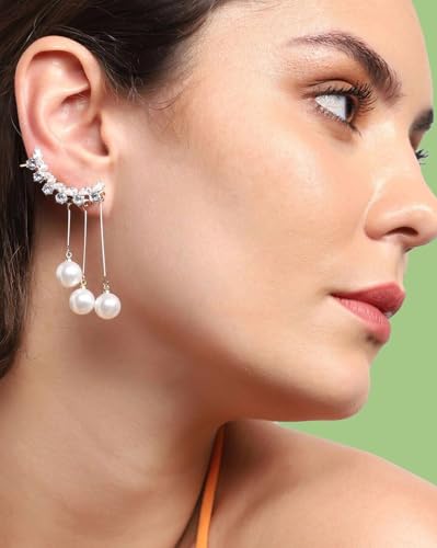 Image of Bottega-Inspired Chunky Korean Stylish Earrings | Big Party Statement Studs | Celebrity Fashion Jewellery | Gifts For Women and Girls