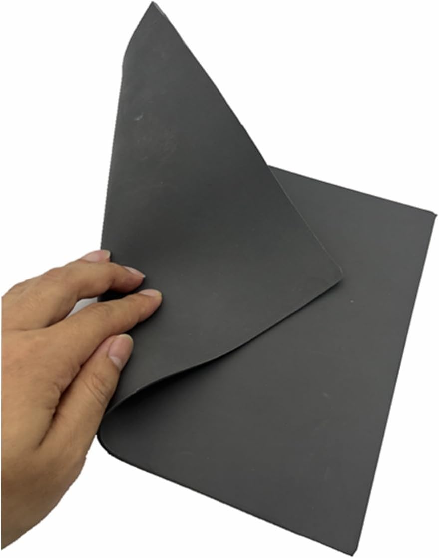 Rubber Stamp Sheet for Laser Engraving Machine with A4 Size 2.3mm 3 Color Options (Dark Grey)