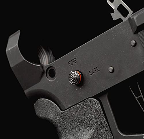 Push Button Safety with Pin and Spring, Steel Construction