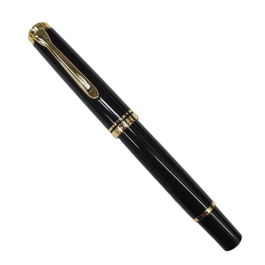 Stylo plume EF 0.4 mm bleu vert avec réservoir à piston pour fournitures scolaires et dessin
