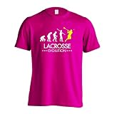 [アートワークスコウベ] ラクロス Tシャツ 半袖 練習着 ドライ ラクロスエボリューション ユニセックス XL トロピカルピンク