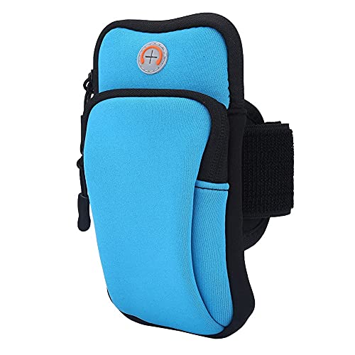 Outdoor Sport Running Jogging Oefening Gym Arm Pols Pouch Armband Telefoon Case Bag Blauw. - Image 4
