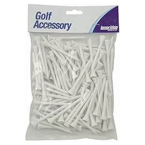 Longridge Tees de golf blancos de madera