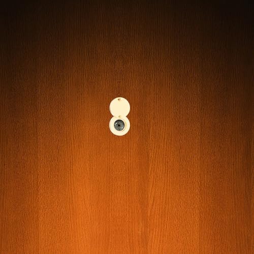 2pcs 16mm Mirilla de Cobre con Tapa de Privacidad, Protector Giratorio para Ojo de Puerta para Hogar, Hotel, Apartamento miniatura 6