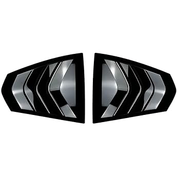BMW 3 Series Sedan G20 G21 March 2019 - Current Shutter Side Vent Cover Rear Window Shutter Louver Cover Rear Side Window Louver Custom Garnish Cover Accessories ABS No Tools Required Easy