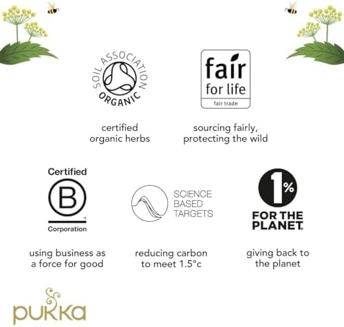 Pukka Herbs Herbal Favourites Tea Collection | Organic | Eco-Friendly | Tea Collection | Secret Santa | 30 Sachets | 5 Flavours