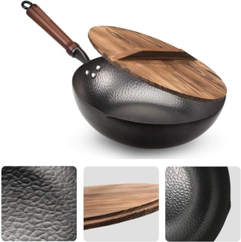Wok de Hierro Fundido Antiadherente con Tapa miniatura 5