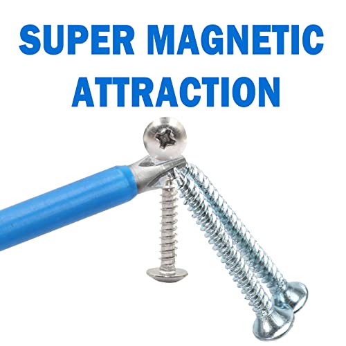 Aleric Magnetic Anti-Slip Drill Bit - Ph2 Bits Set,Anti Slip Screw Extractor And Magnetic Screwdriver Bit Set,S2 Alloy Steel Magnetic Screw Bits Hand Tools 7Pcs,Electric Cross Single Double Head Bits #TOP2