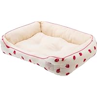 Amazon.co.jp: スクエアベッド Sサイズ いちごプリントダブルガーゼ