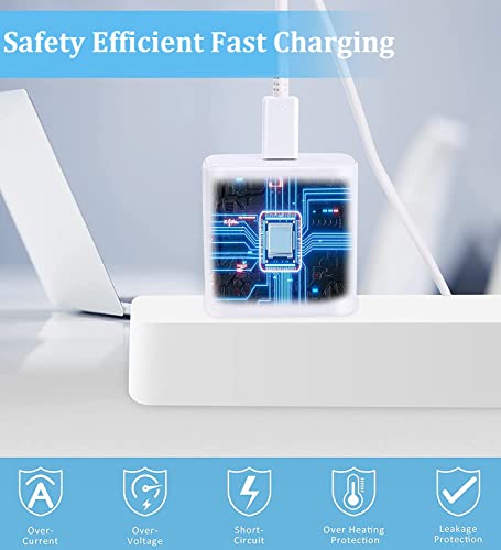 45W Super Fast Charger Type C, 45W USB-C Super Fast Charging Wall Charger with 5FT Type C Fast Charging Cable for Samsung Galaxy S22/S22+/S22 Ultra/Note 10+/S21/S20/Note 20, Z Fold 3, Tab S7/S7+