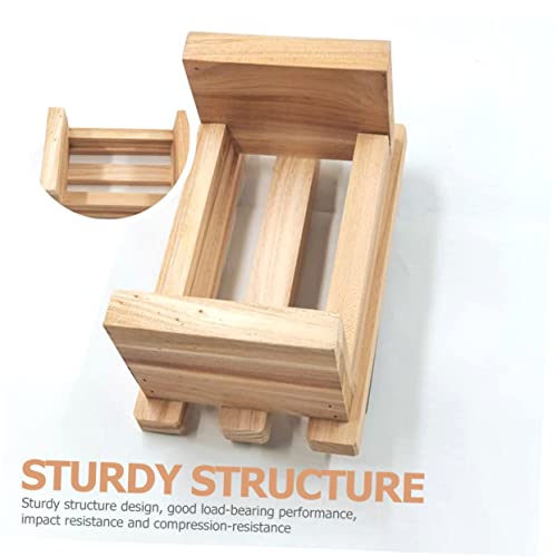 Levemolo Banquinho Baixo De Madeira Para Móveis De Madeira Banquinho De Pé De Madeira Banquinho Para