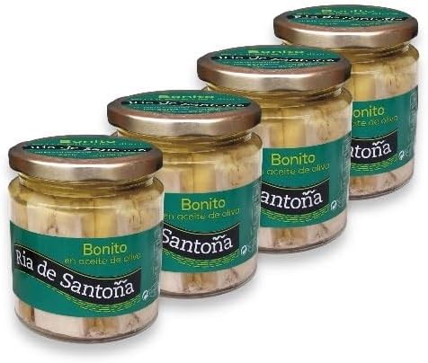 (PACK 4) Bonito del Norte en conservación Ría de Santoña 220 g, e...