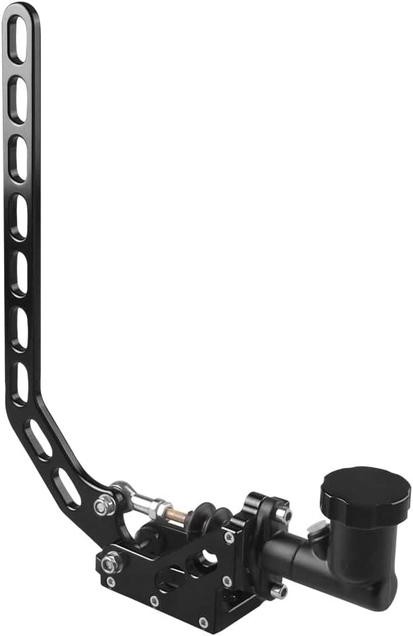 RULLINE Adjustable Auto Vertical Hydraulic Drift Handbrake with Oil Tank Aluminum Black