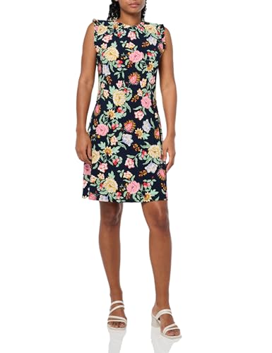 Image of Tommy Hilfiger Women's Sleeveless Ruffle Neck Jersey Dress