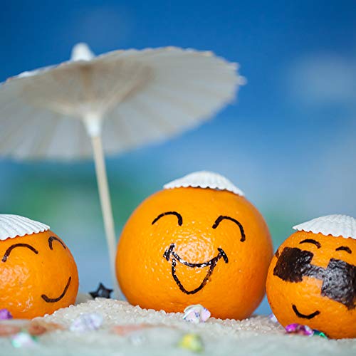 Hagao Fake Mini Tangerine Orange Artificial Fruit Simulation Fake Lifelike For Home Party Kitchen Festival Decoration 3 Pcs #TOP3