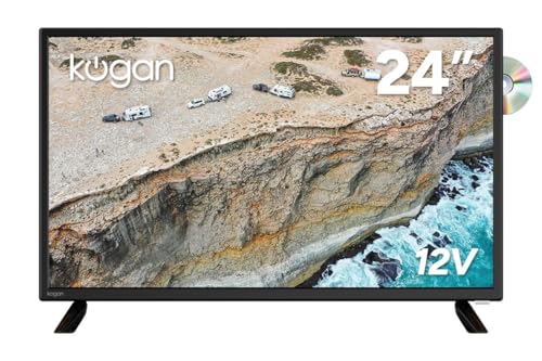 Kogan 24" LED 12V TV & DVD Combo - H67N - KALD24DH67NA - 24 Inch