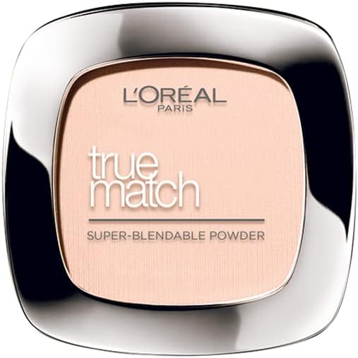 L'Oréal Paris True Match puder prasowany, optyczne wygładzenie i wyrównanie, C3 Rose Beige, 9 g