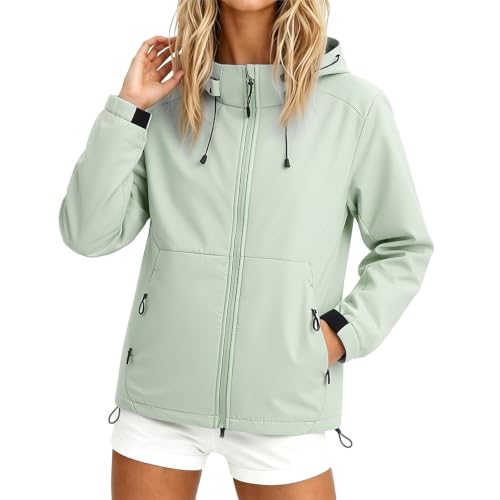 Chaqueta de entretiempo para mujer ideal para senderismo activo 1