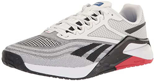 Reebok Baskets Nano X2 Cross Trainer pour homme, Blanc/noir/rouge...