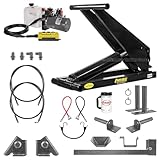 Dexter PH520 Hydraulic Scissor Hoist – 10 Ton (20,000 lb) Dump Trailer Hoist Kit for 12-16 ft Dump Beds | KTI Single/Double Acting Hydraulic Pump | Truck Bed Lift, Scissor Lift – Standard Kit