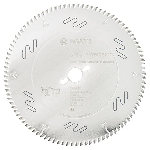 BOSCH Kreissägeblatt Top Precision Best für Laminated Panel Abrasive 300 x 30 x 3,2 mm, 2608642110